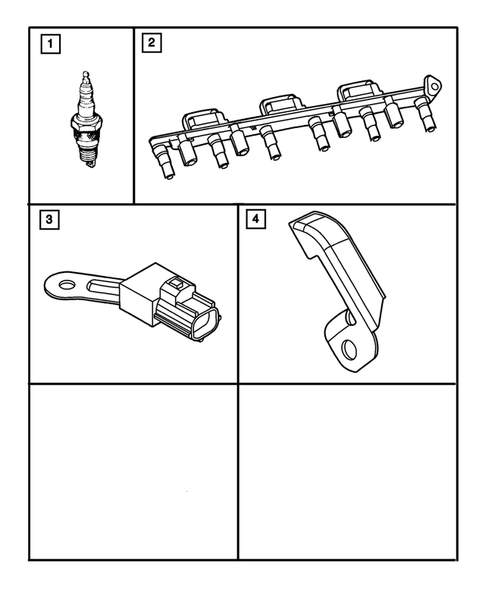 Spark Plugs-Cables-Coils for 2001 Jeep Grand Cherokee #0