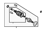 28391XA00B - : Outer Joint Assembly for Subaru Image