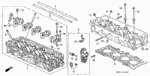 12204PJ7305 - Engine: GUIDE, VALVE (OVER SIZE) for Honda Image
