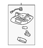 42712939 - : Light Ash Gray Center Reading and Courtesy Lamp for Chevrolet: Spark Image