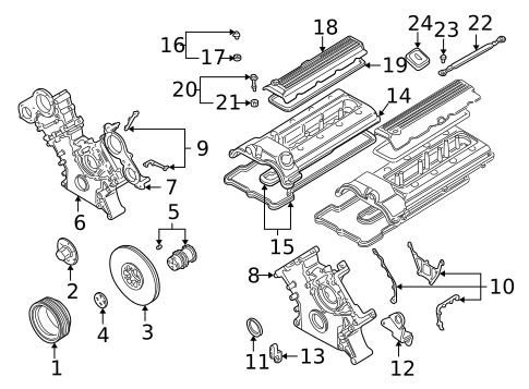 Engine Parts for 2003 BMW M5 #0