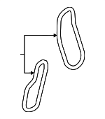 30751324 - Cooling System: Oil Cooler Gasket Set for Volvo: S60, S80, V60, V70, XC60, XC70, XC90 Image