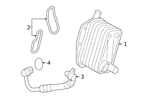 Oil Cooler for 2015 Volvo S60 #0