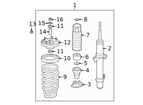 Struts & Components for 2009 Acura TSX #0