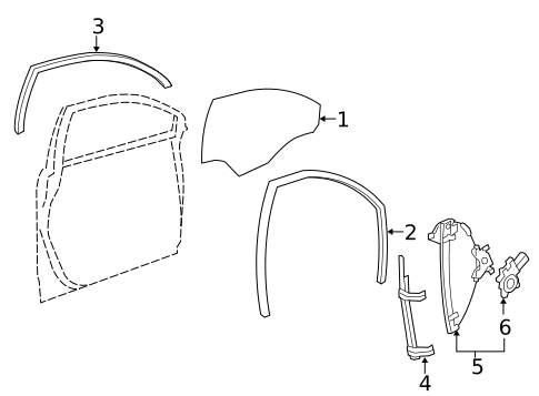 Front Door for 2015 Chevrolet Captiva Sport #0