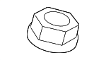 9407008080 - Electrical: Starter Nut for Honda: Accord, Civic, CR-V, HR-V, Odyssey, Ridgeline Image
