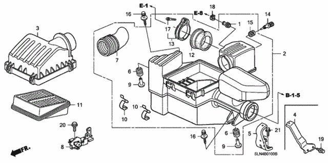 Air Cleaner for 2007 Honda Fit #0