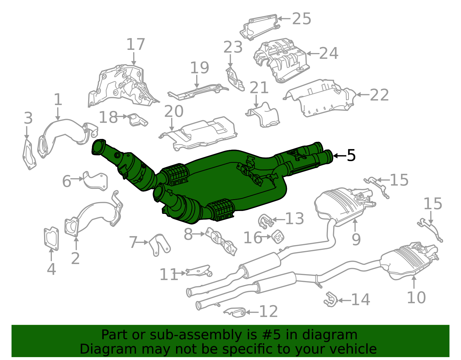 Catalytic Converter - OEM Emission Reduction for Mercedes-Benz ...