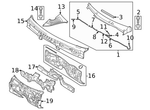 Cowl for 2023 Genesis G90 #0