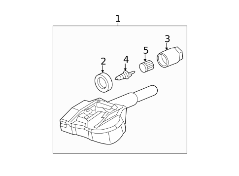 Tire Pressure Monitor Components for 2019 Mazda 6 #5