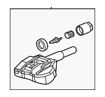 GDDL37140 - Electrical: Tire Pressure Monitoring System (TPMS) Sensor for Mazda: 2, 3, 5, 6, CX-3, CX-5, CX-9, MX-5 Miata Image