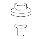 AJ810511 - Engine: Outlet Duct Fastener for Jaguar Image