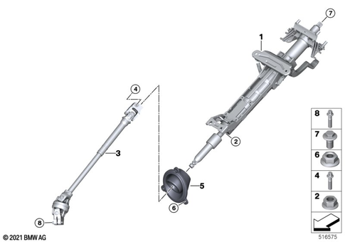 Steering Column for 2022 BMW i4 eDrive40 #0