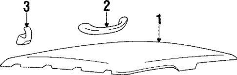 Interior Trim - Roof for 1996 Suzuki Sidekick #0