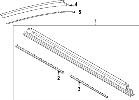 Exterior Trim - Pillars for 2025 Lincoln Nautilus #0