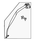 25486028013D53 - : Outer Belt Assembly for Mercedes-Benz Image
