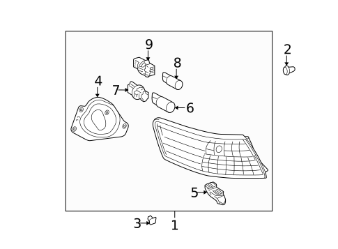 Combination Lamps for 2007 Toyota Camry #0