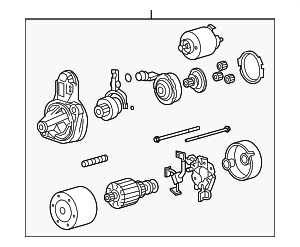 361003E020RU - : Starter for Kia: Optima, Rondo Image