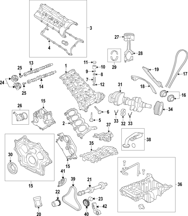 LR082796 - Engine: Cylinder Head for Land-Rover Image
