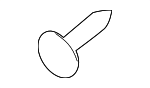 92152407 - Body: Rear Trim Panel Fastener for Saab Image