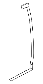 15821951 - Body: Lower Weather-strip for Chevrolet: Express 1500, Express 2500, Express 3500 | GMC: Savana 1500, Savana 2500, Savana 3500 Image