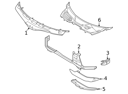 Cowl for 2020 Porsche Taycan #0