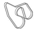 19355377 - : Serpentine Belt for Chevrolet: Express 3500, G30 | GMC: G3500, Savana 3500 Image