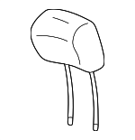 21097044507E39 - Body: Headrest for Mercedes-Benz Image