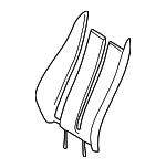 2108200298 - Body: Seat Heater for Mercedes-Benz Image