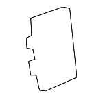 20357650 - Body: Courtesy Lamp Retainer for GM Image