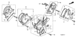90007679000 - Engine: BOLT A, TIMING BELT COVER for Honda Image