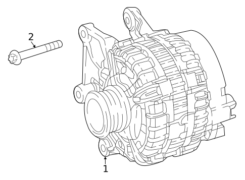 Alternator for 2021 Mercedes-Benz E350 #1