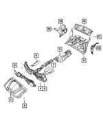55315146AH - Interior Trim: Rear Shelf Silencer for Chrysler: 300 Image