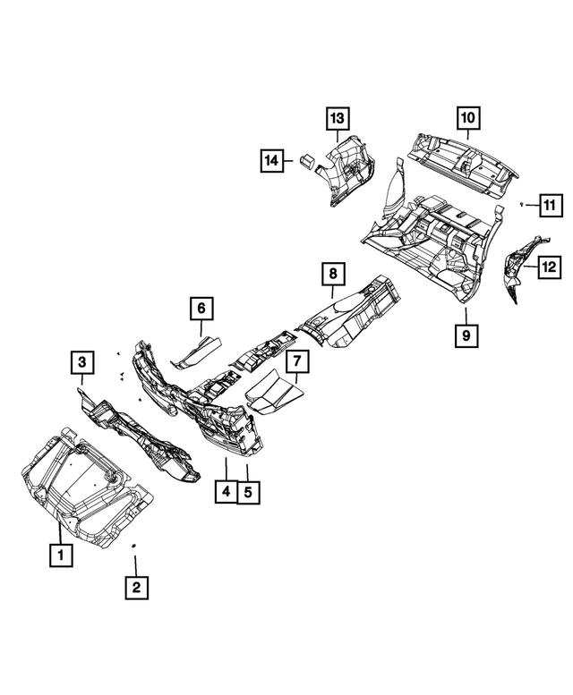 5057645AG - Interior Trim: Dash Panel Silencer for Mopar Image
