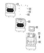 5RT11DX9AE - Interior Trim: Front Seat Back Panel, Right Or Left for Mopar Image