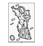 PY8W10500 - Engine: Timing Cover for Mazda Image