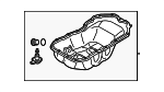 PX13104AX - Engine: Engine Oil Pan for Mazda Image