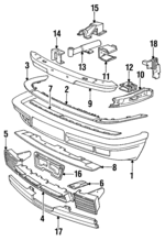 51118111573 - : Molding for BMW Image