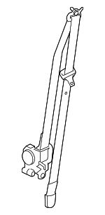 888102L510WK - : Lap &amp; Shoulder Belt for Hyundai Image