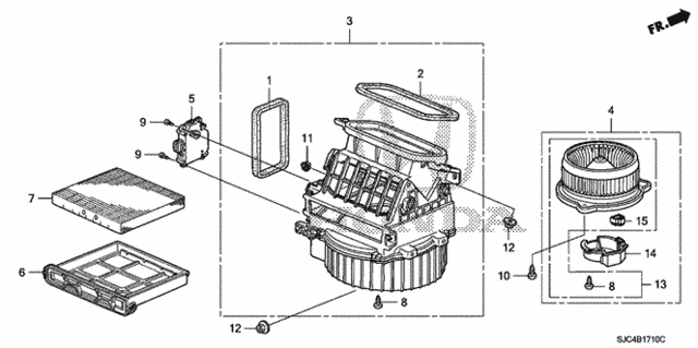 Heater Blower for 2006 Honda Ridgeline #0