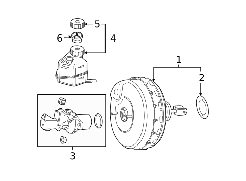 Master Cylinder - Components On Dash Panel for 2022 Mercedes-Benz Metris #2
