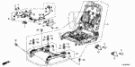 81166T2FA41 - Interior/Bumper: SPACER, SWS for Honda Image