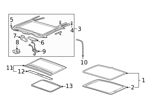 Sunroof for 2006 Pontiac Grand Prix #0