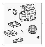 8713050090 - HVAC: Blower Assembly for Lexus: LS430 Image