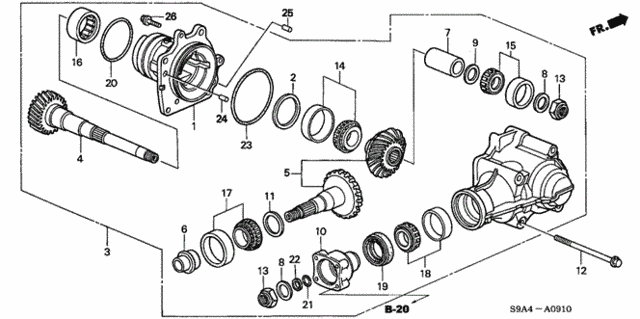 AT Transfer (4WD) for 2003 Honda CR-V #0