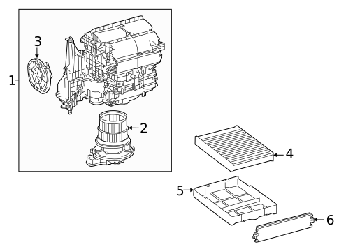 Blower Motor & Fan for 2016 Lexus RX450h #0