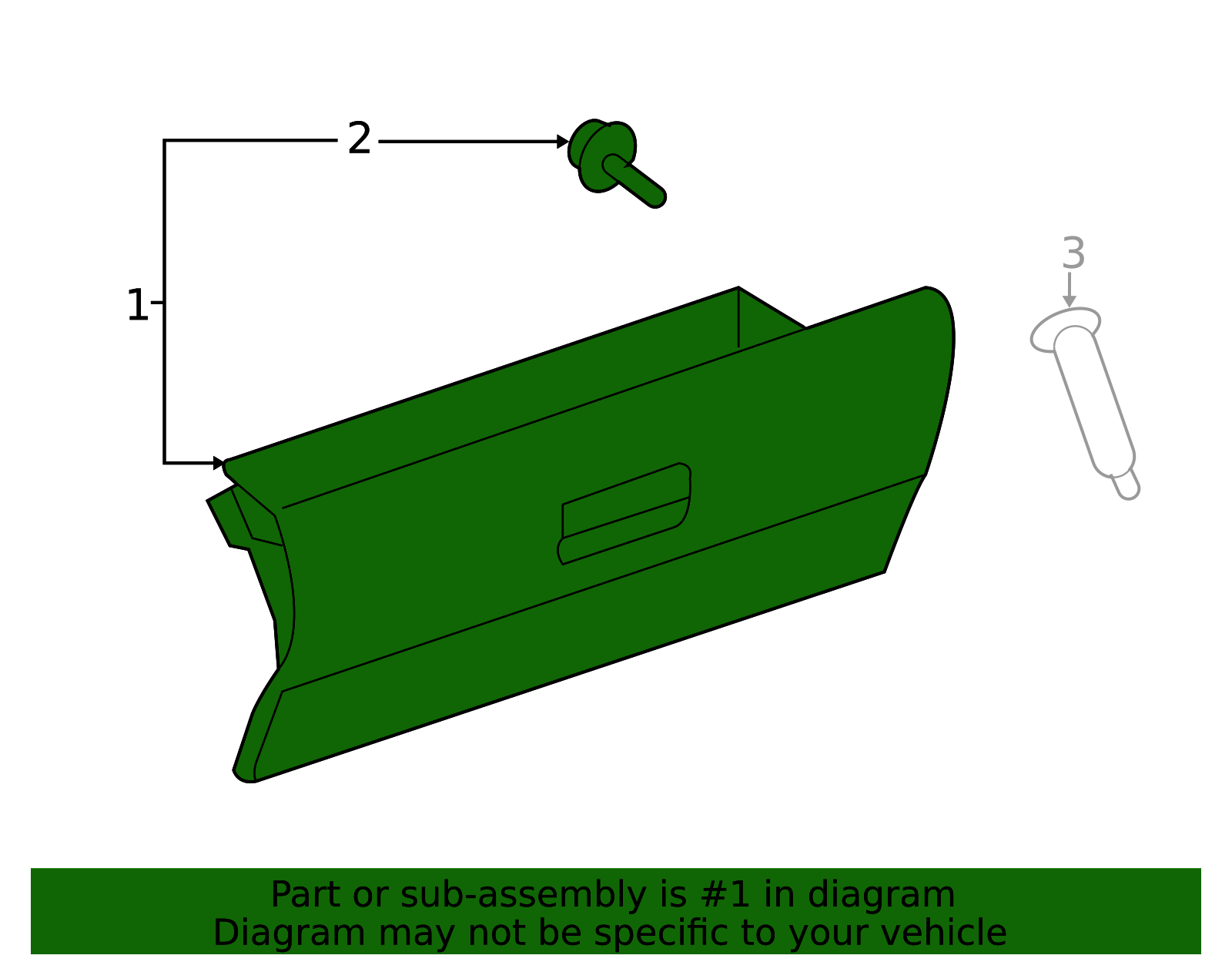 2008-2015 Scion xB Glove Box Door 55550-12500-B0 | Toyota Parts
