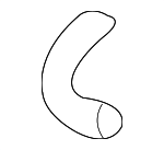 17702S0XA50 - : 2001-2004 Honda Odyssey - Tube Vent Return for Honda: Odyssey Image