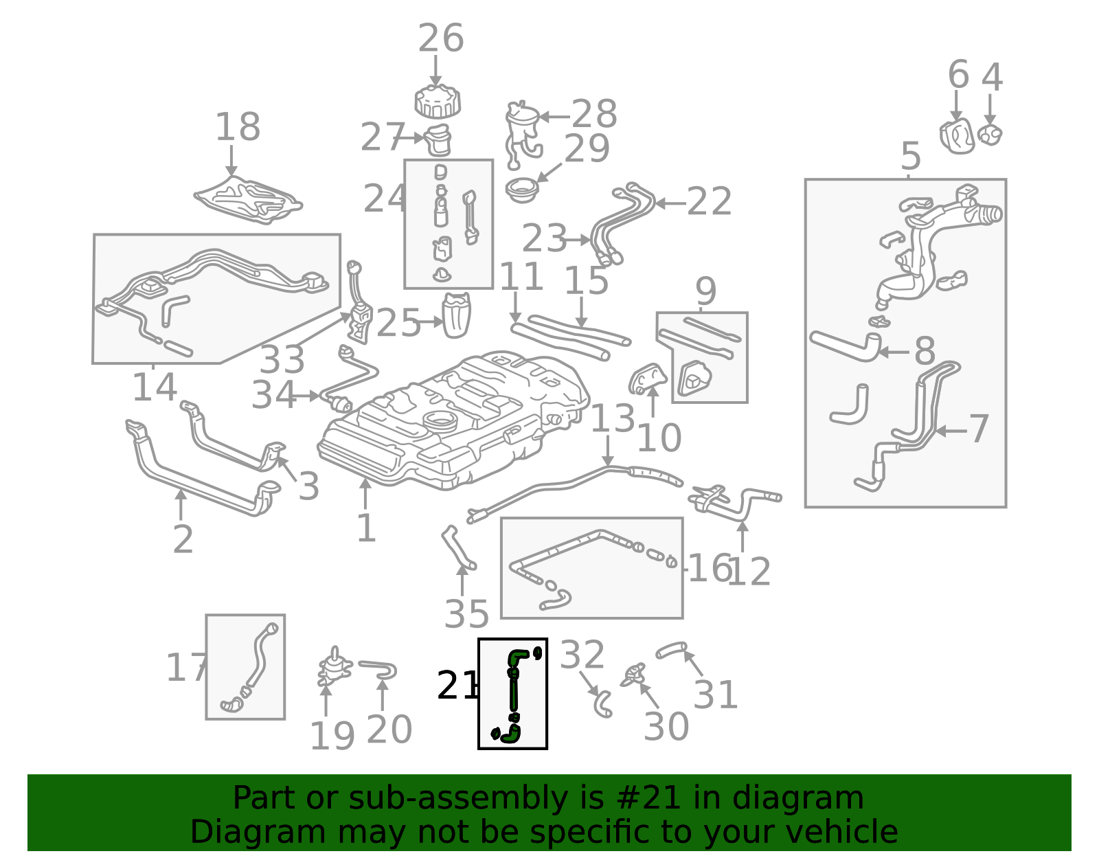 17659-S0X-A52 - Breather Tube 2001-2004 Honda Odyssey | Honda Parts Online