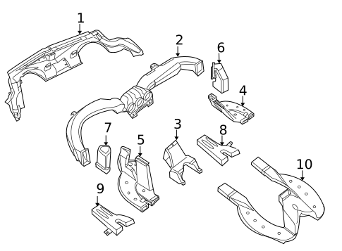 Ducts for 2010 Nissan Altima #0